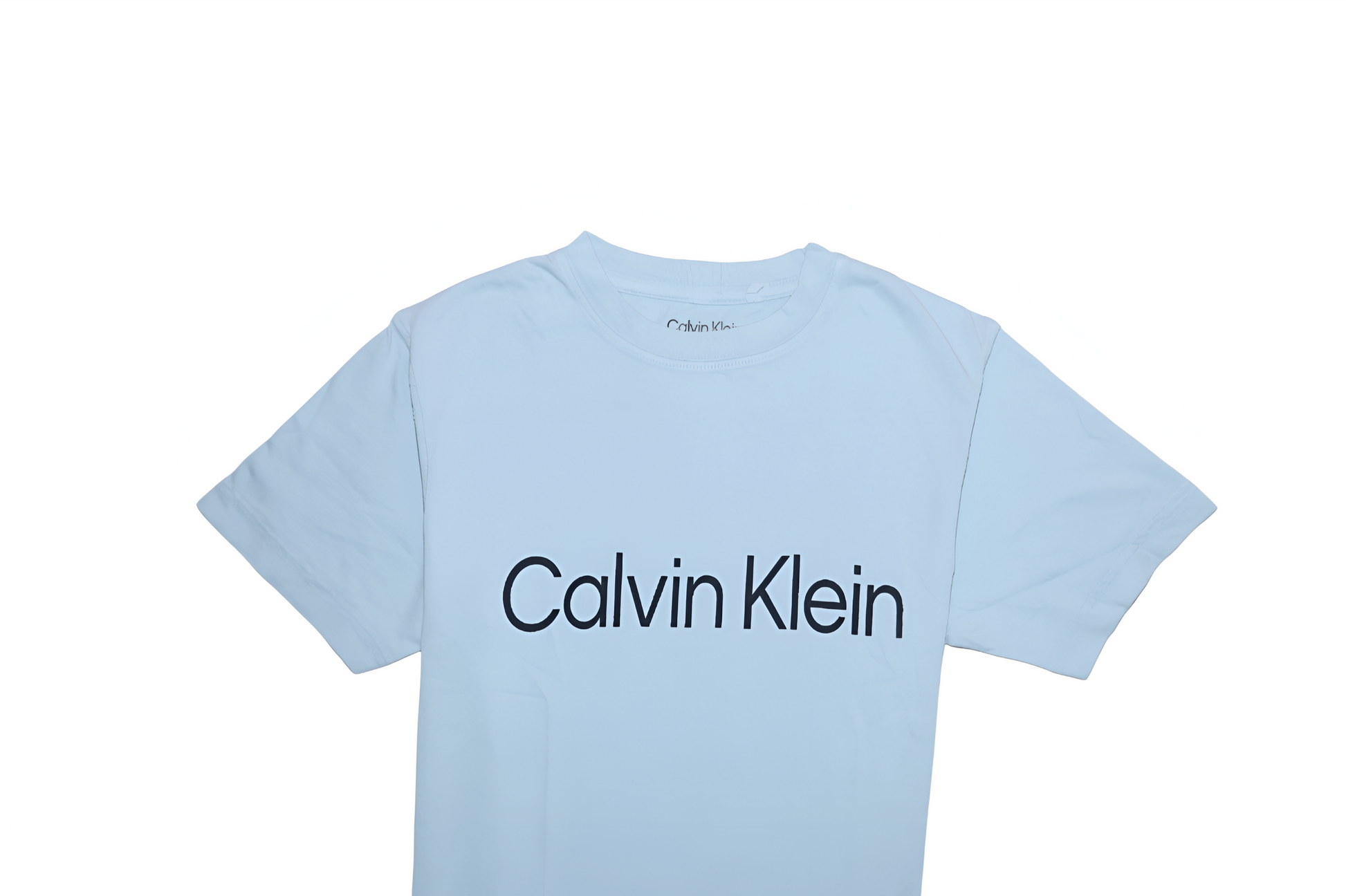 CALVIN KLEIN Tranquil Sky Modern Fit Short Sleeve T-Shirt