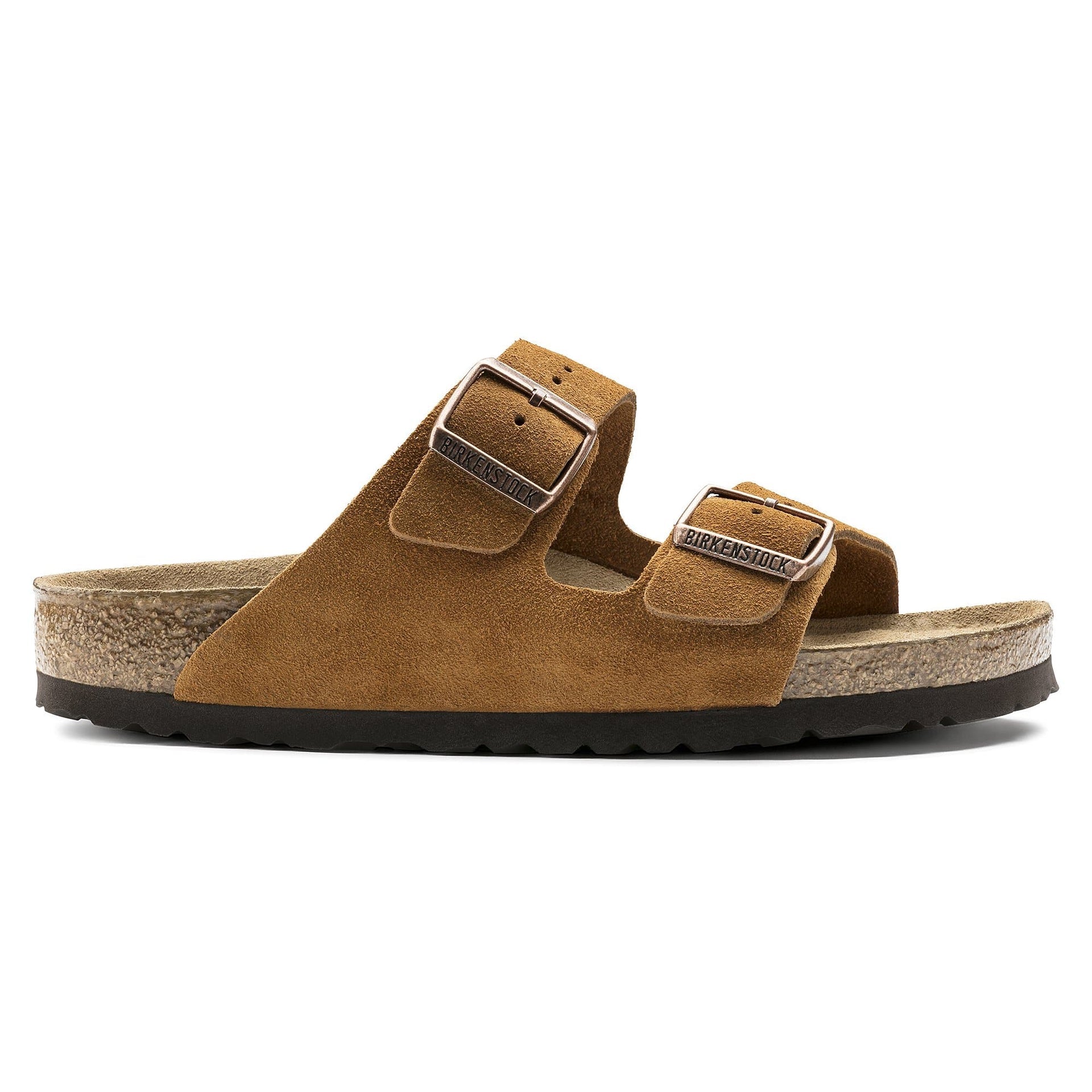 BIRKENSTOCK Rustic Chestnut Classic Fit Arizona Birko Flor Sandals