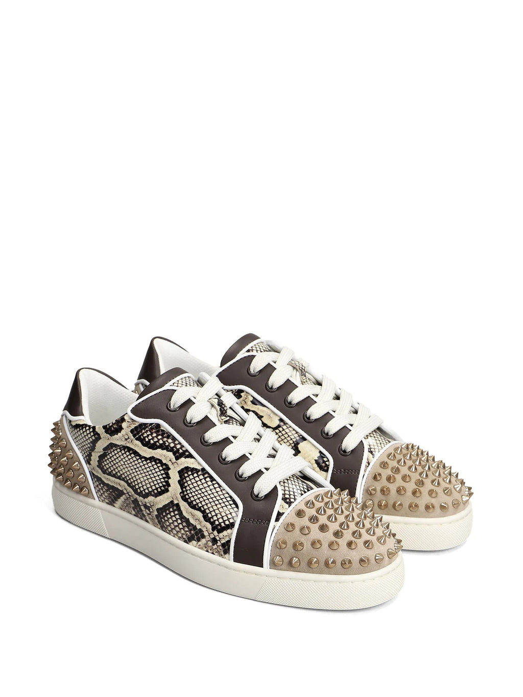 CHRISTIAN LOUBOUTIN Sandstorm Oasis Luxe Spike Sneakers