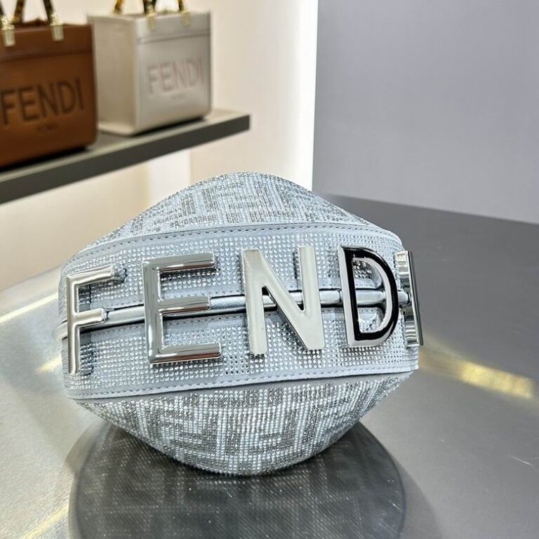 Fendi Crystal-Embellished Hobo Bag (IMPORTED)