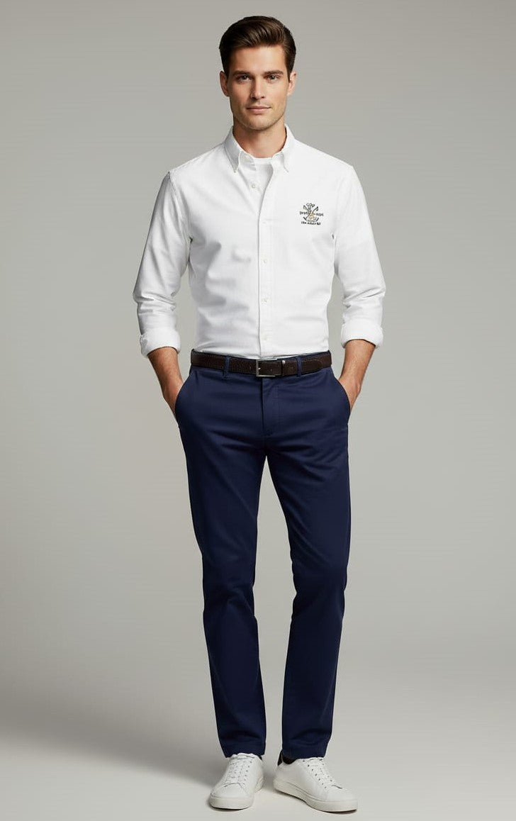 POLO RALPH LAUREN Celestial Pearl Tailored Fit Long Sleeve Dress Shirt