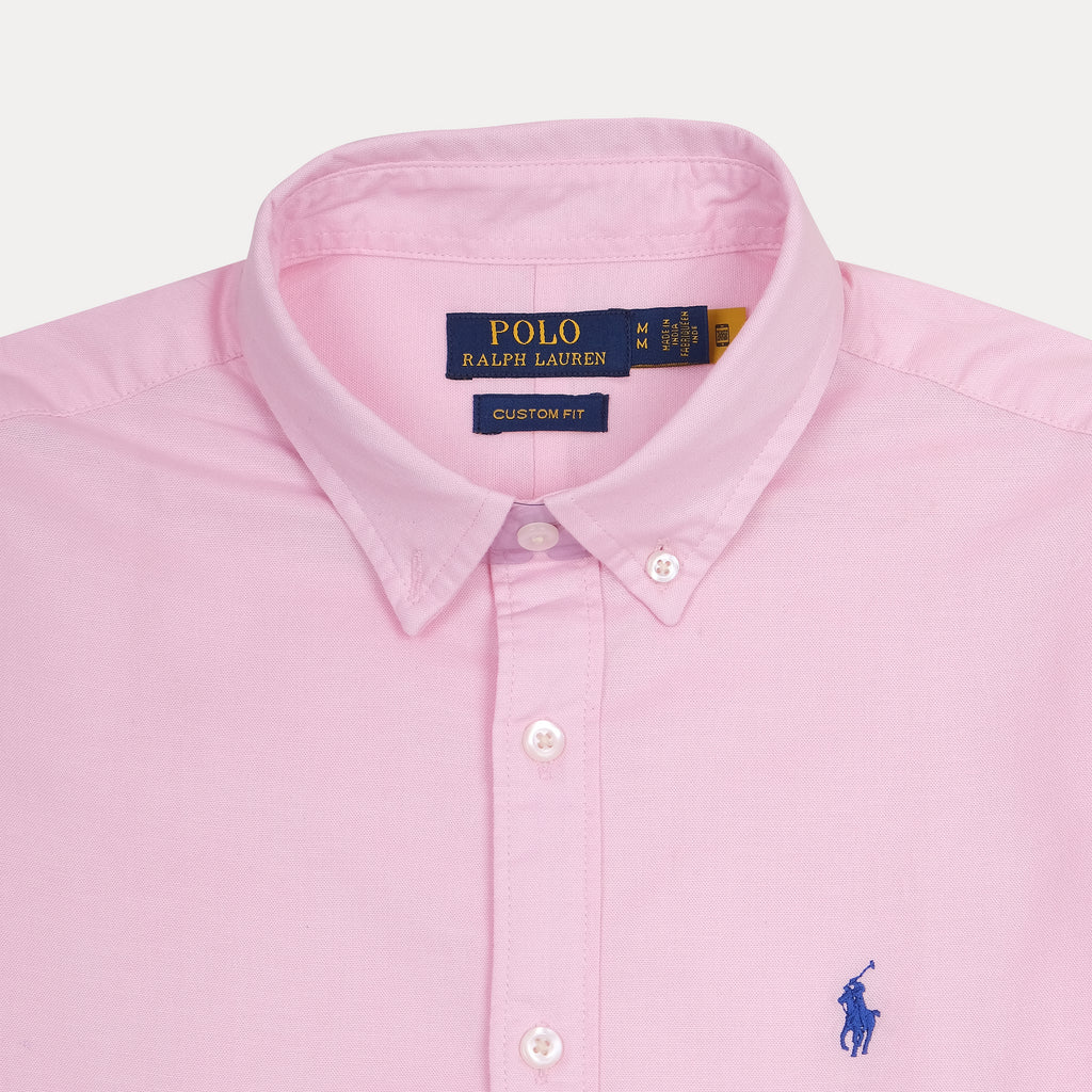 Polo Ralph Lauren Custom Fit Delightful Blush Button-Up Shirt