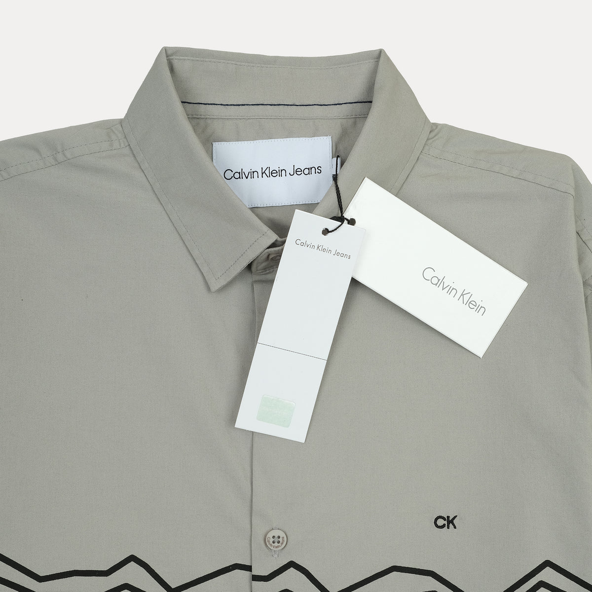 CALVIN KLEIN JEANS Prismatic Quartz Ember Long Sleeve Shirt