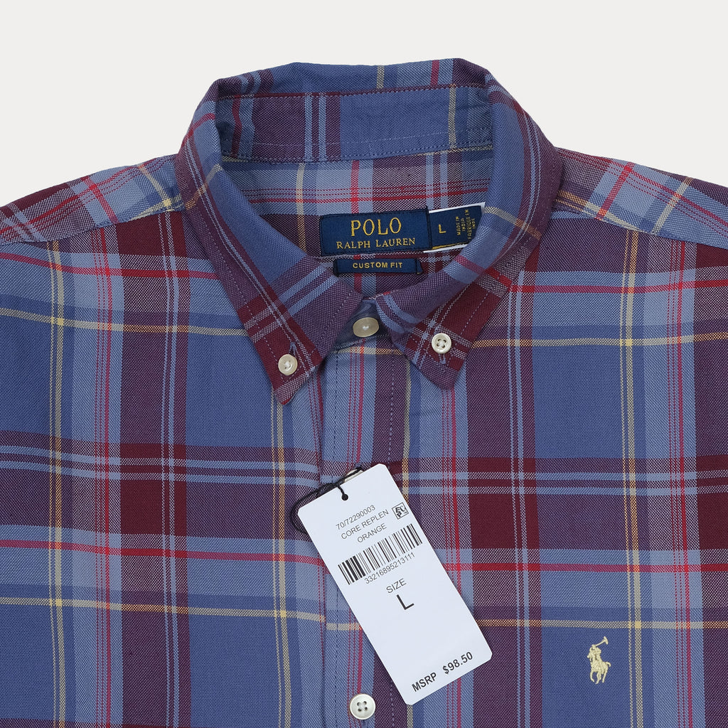 POLO RALPH LAUREN Custom Fit Plaid Button-Down Shirt