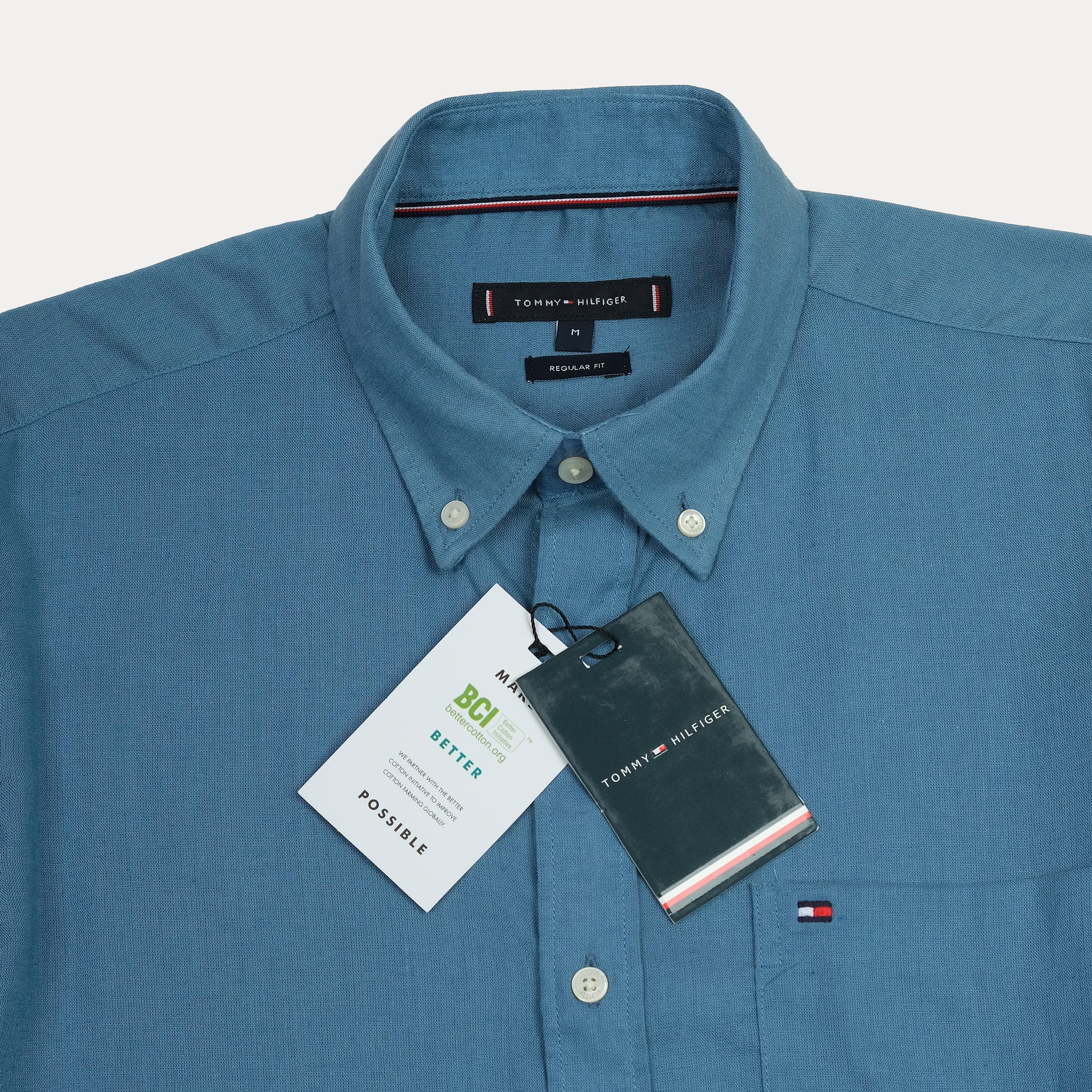 Tommy Hilfiger Effortlessly Cool Ocean Breeze Button-Up Shirt