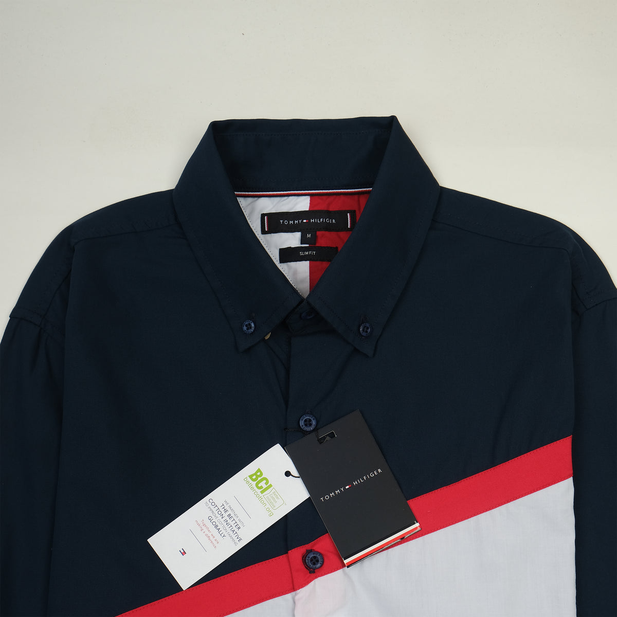Tommy Hilfiger Color Block Long Sleeve Shirt