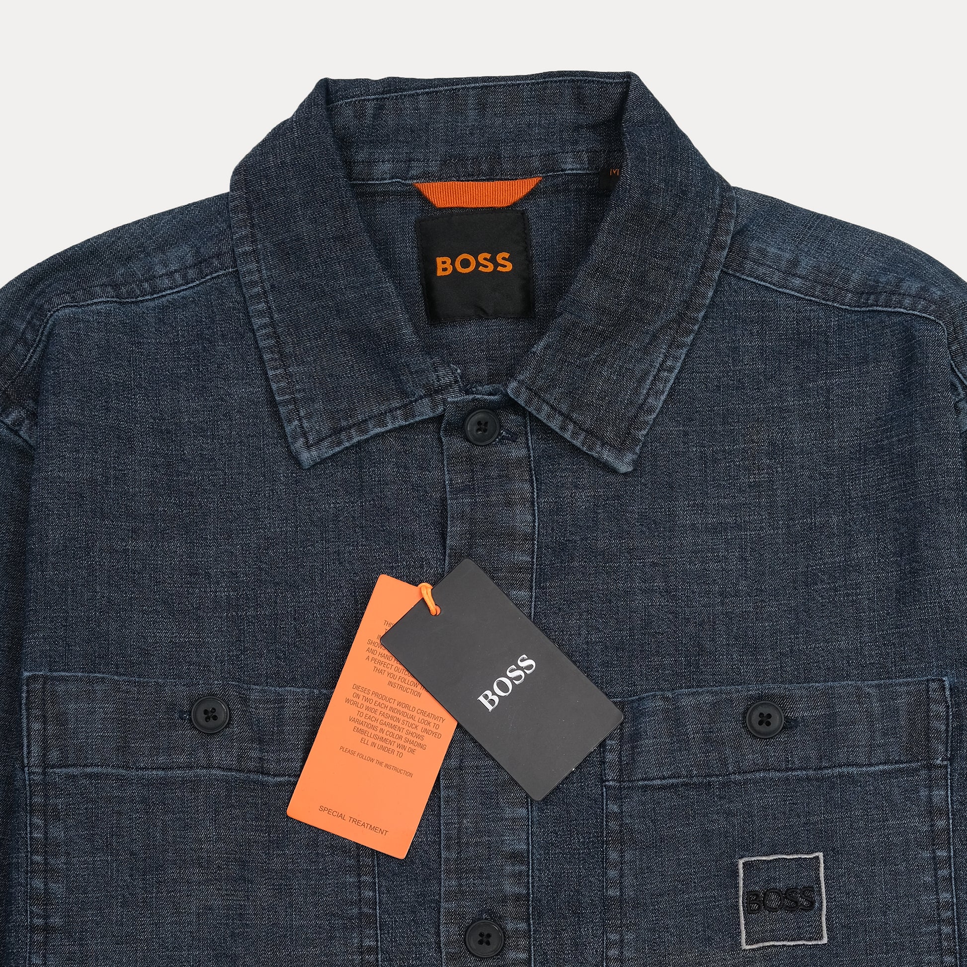 BOSS Denim Delight Shirt in Midnight Blue