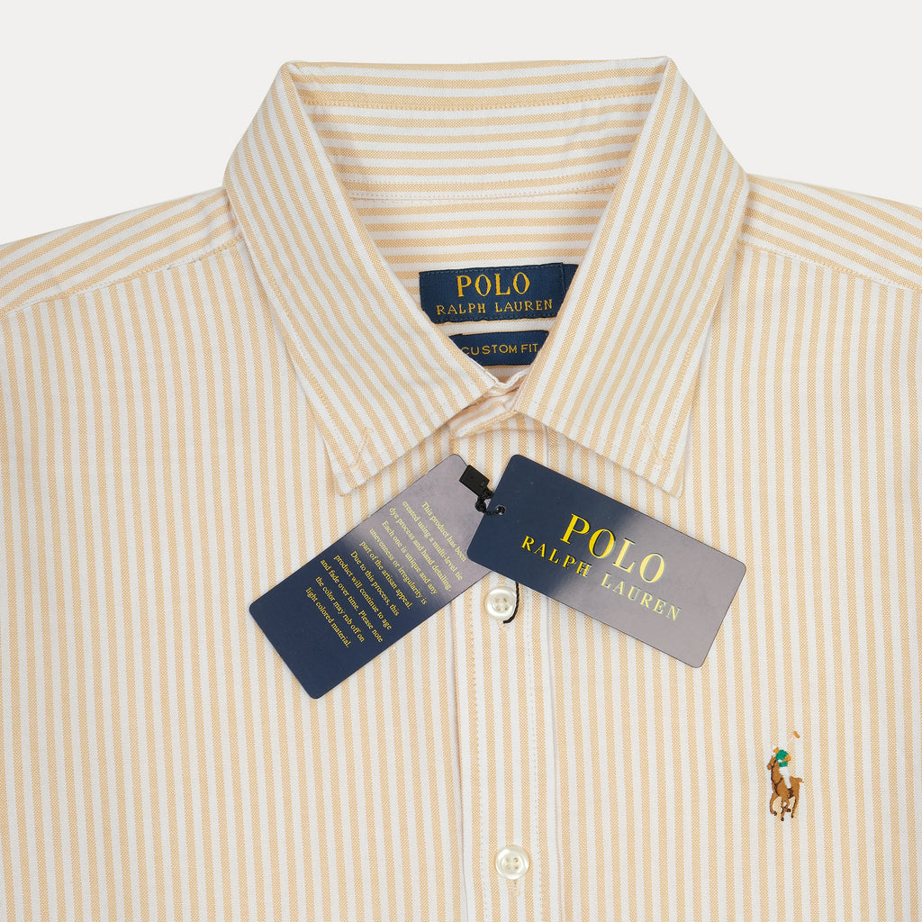 Polo Ralph Lauren Striped Elegance Shirt in Soft Cream