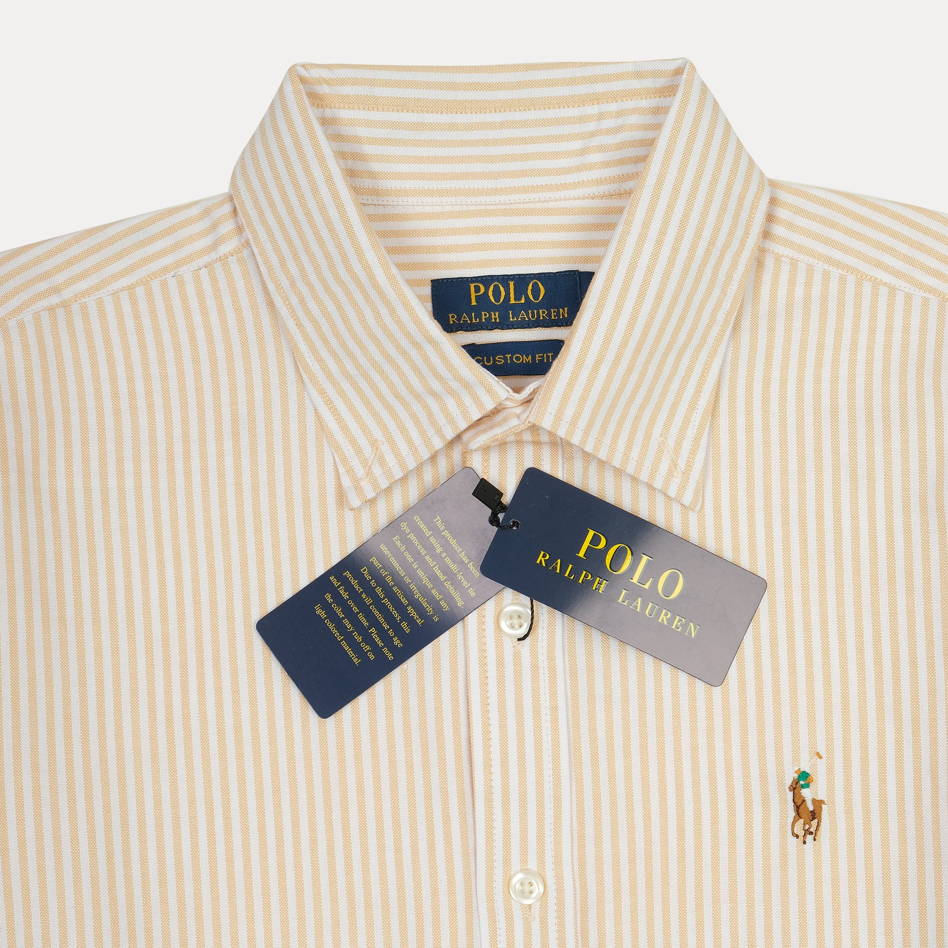 Polo Ralph Lauren Striped Elegance Shirt in Soft Cream