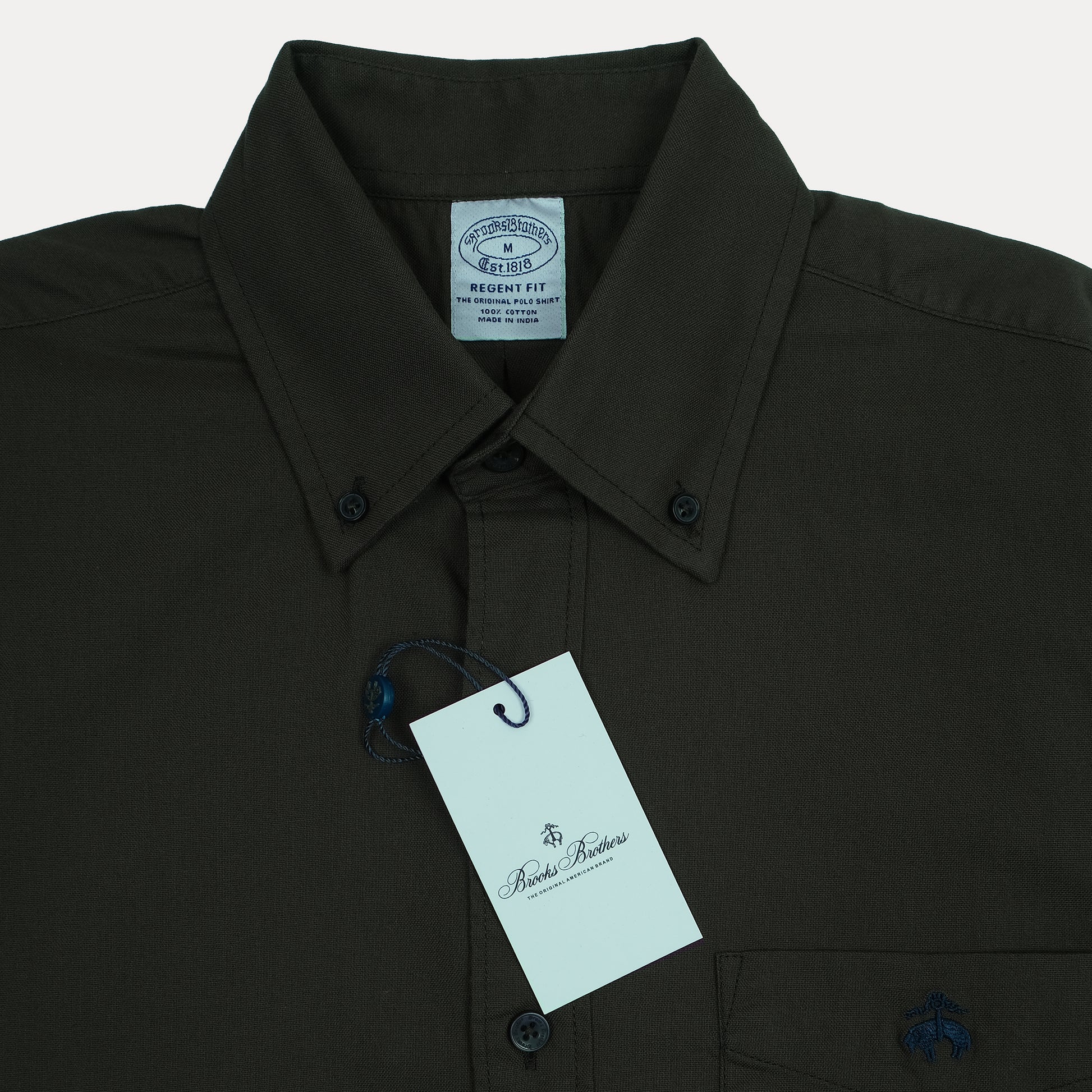 BROOKS BROTHERS Enchanted Fern Tailored Fit Long Sleeve Shirt