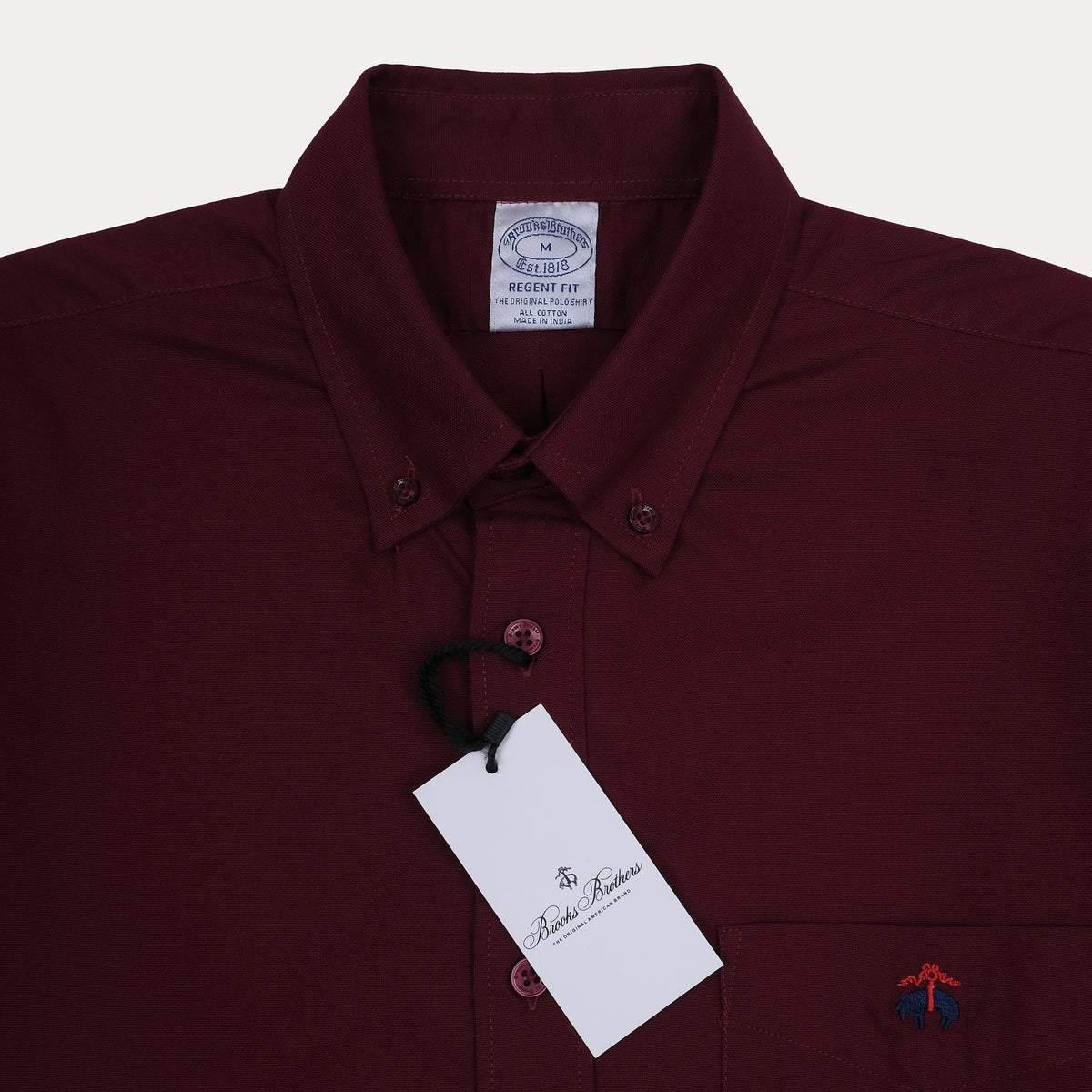 BROOKS BROTHERS Ember Rose Regent Fit Long Sleeve Button-Down Shirt