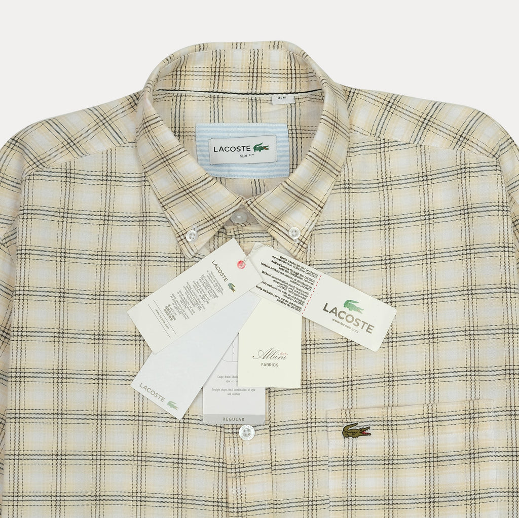 LACOSTE Astral Lapis Aurora Classic Fit Long Sleeve Shirt