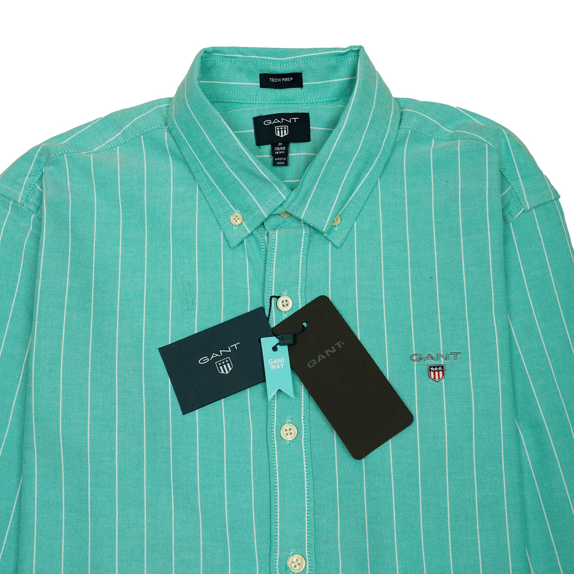 GANT Astral Aqua Tailored Fit Long Sleeve Shirt