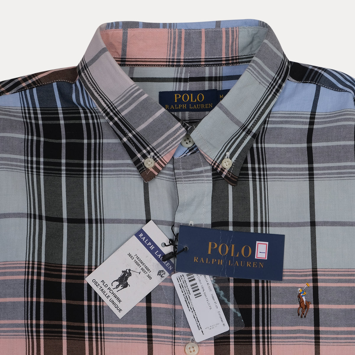 POLO Classic Fit Multi-Color Plaid Shirt