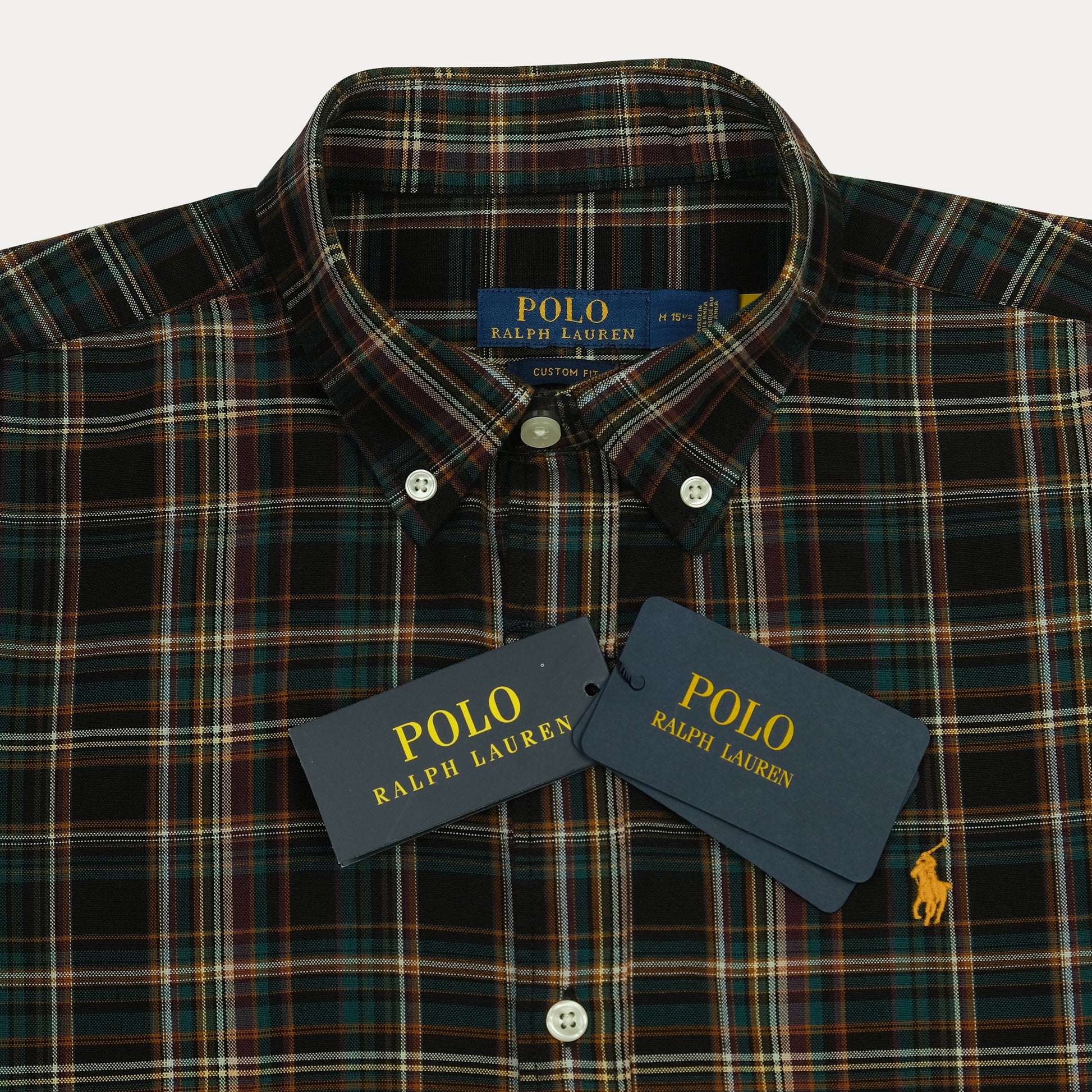 Polo Ralph Lauren Custom Fit Plaid Shirt in Enchanted Forest