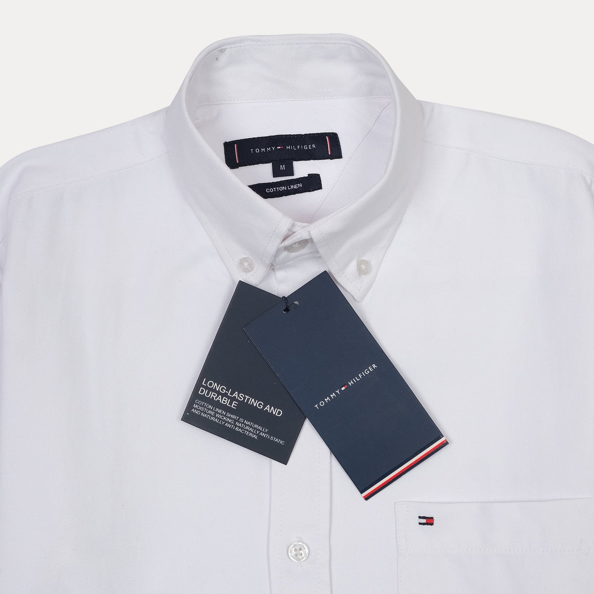 TOMMY HILFIGER Serene Pearl Classic Fit Long Sleeve Button-Down Shirt
