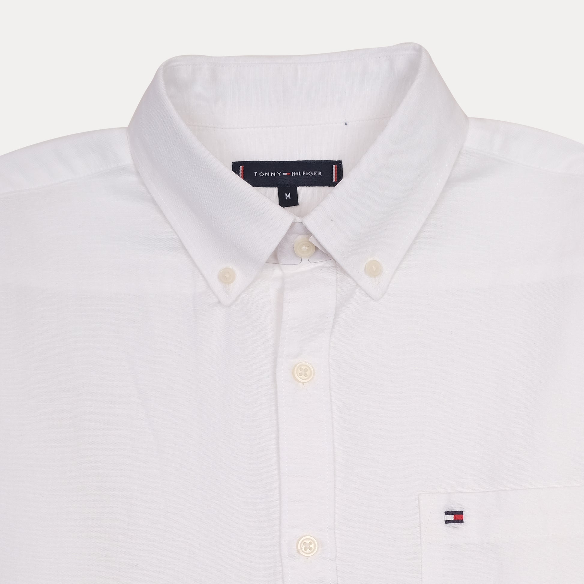Tommy Hilfiger Classic White Button-Down Shirt