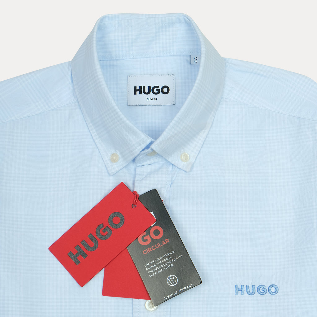 HUGO Slim Fit Gentle Breeze Checkered Shirt
