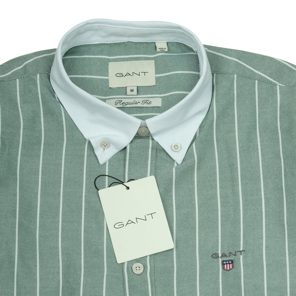 GANT Prismatic Sage Regular Fit Long Sleeve Shirt