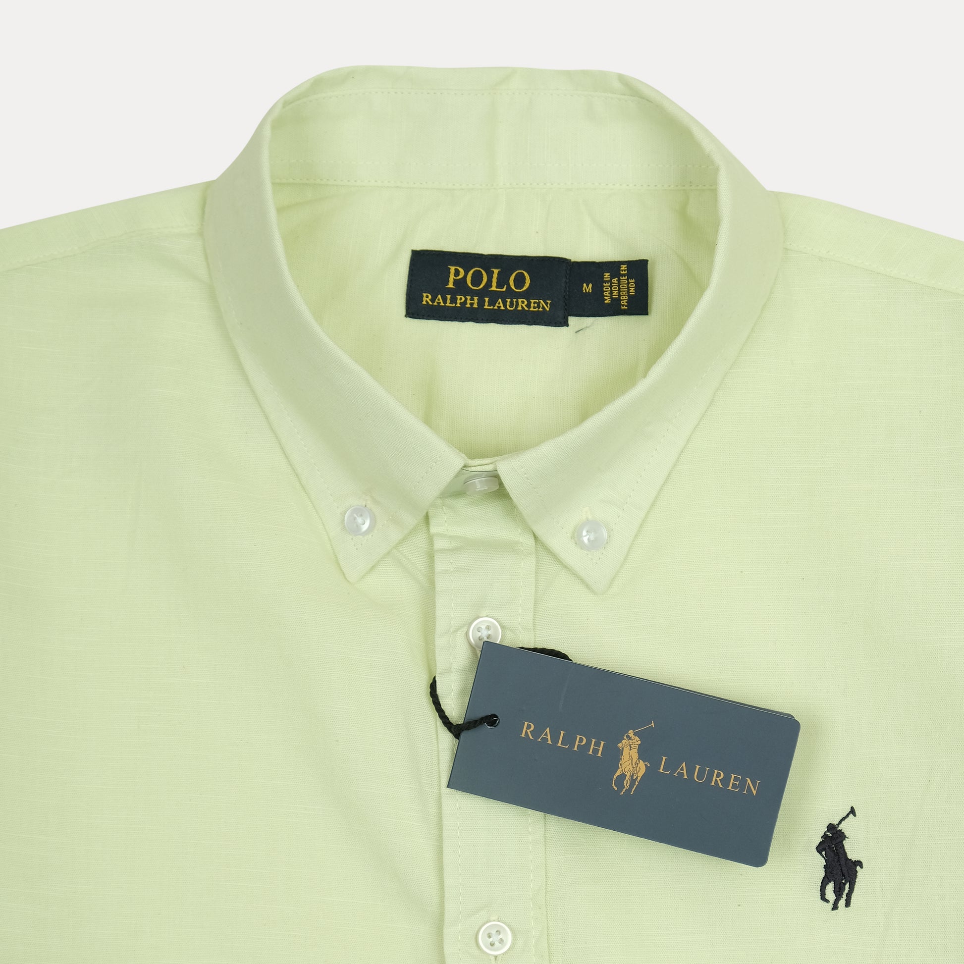 RALPH LAUREN Polo Ralph Lauren SLIM FIT Button-Down Shirt in Light Green