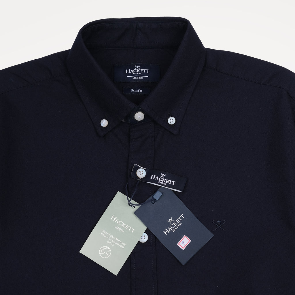 HACKETT Elegant Midnight Blue Slim Fit Shirt