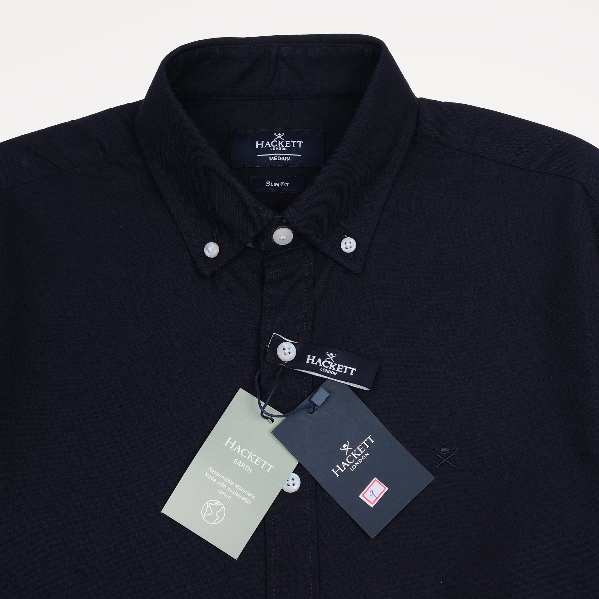 HACKETT Elegant Midnight Blue Slim Fit Shirt