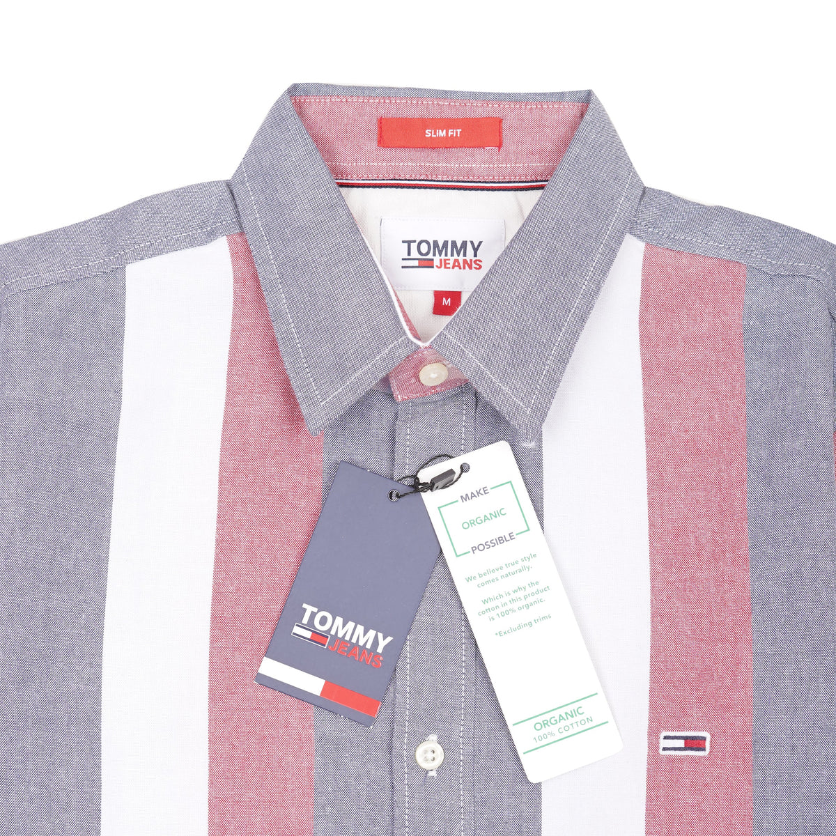 TOMMY JEANS Opulent Juniper Smoke Modern Fit Long Sleeve Shirt