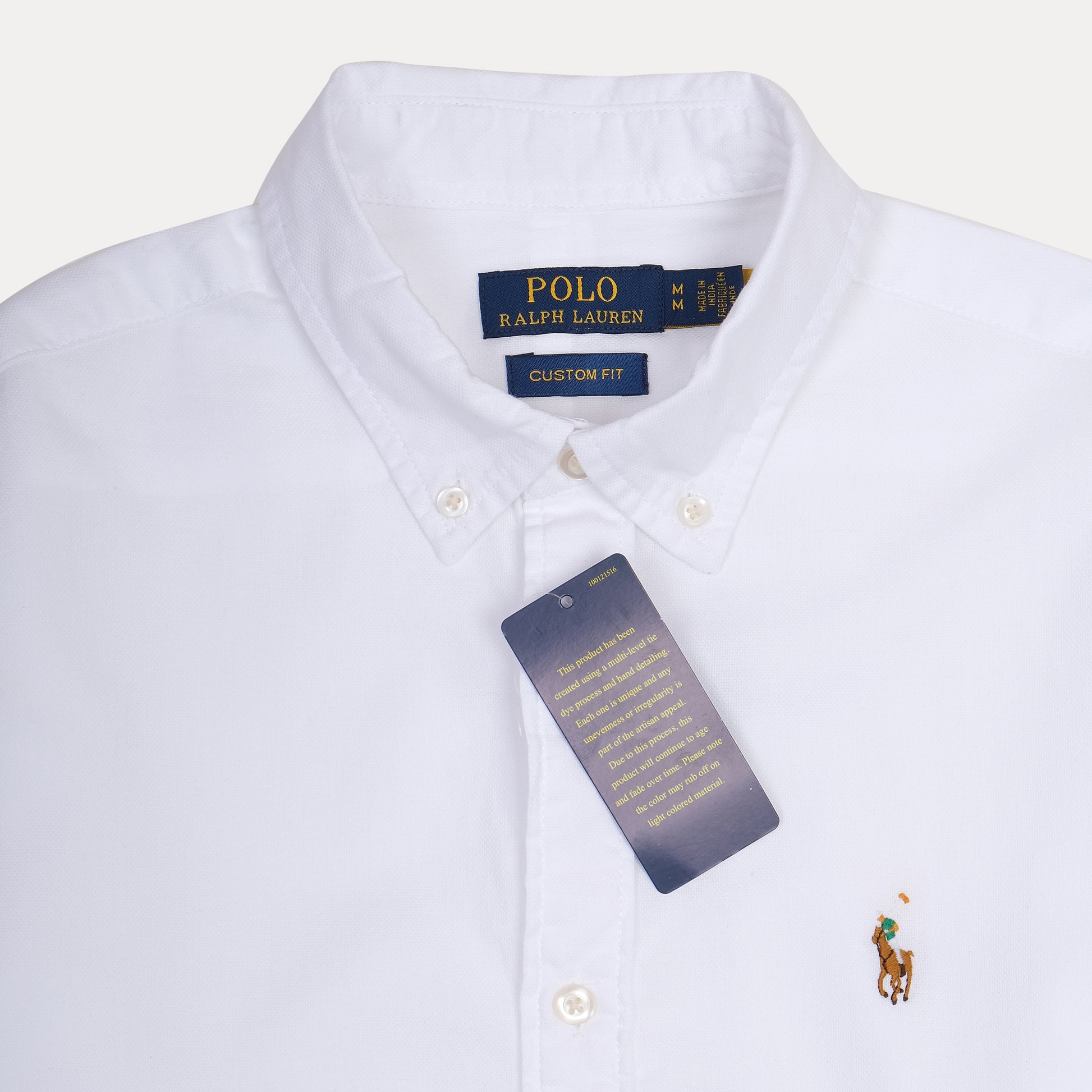 Polo Ralph Lauren Crisp Cotton Button-Up Shirt in Pure Snow