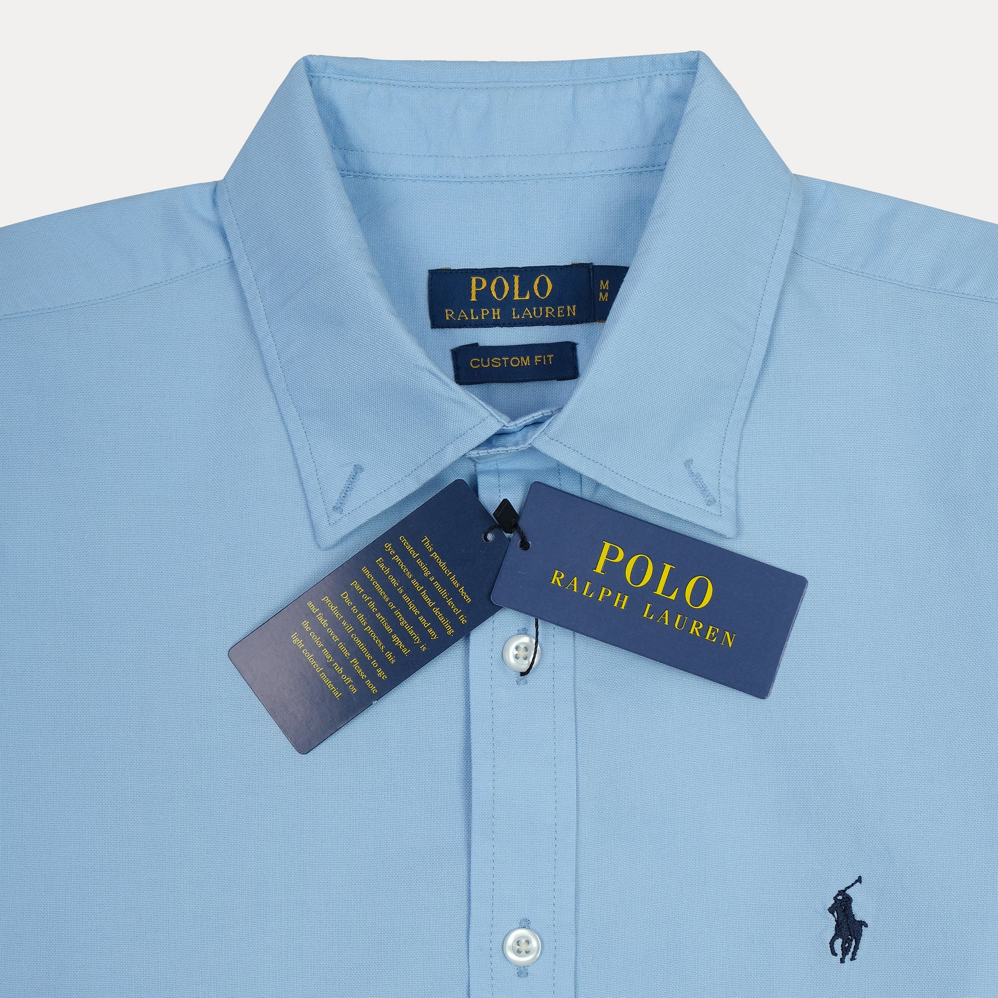Polo Ralph Lauren Effervescent Sky Blue Custom Fit Shirt