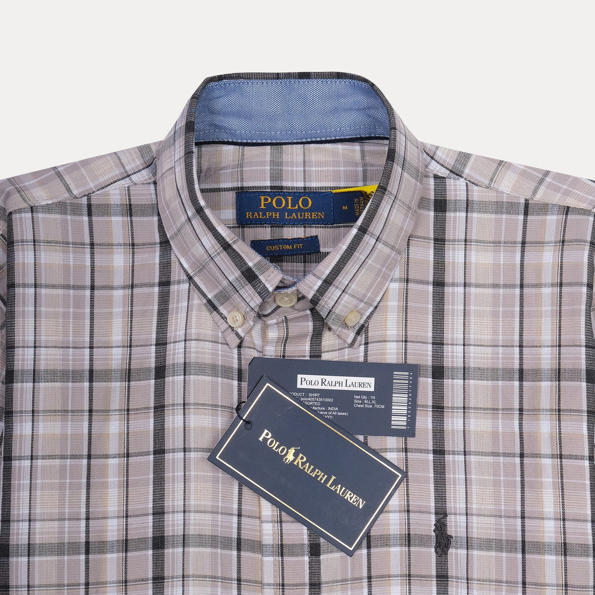 POLO RALPH LAUREN Serene Lilac Tailored Fit Plaid Button-Down Shirt