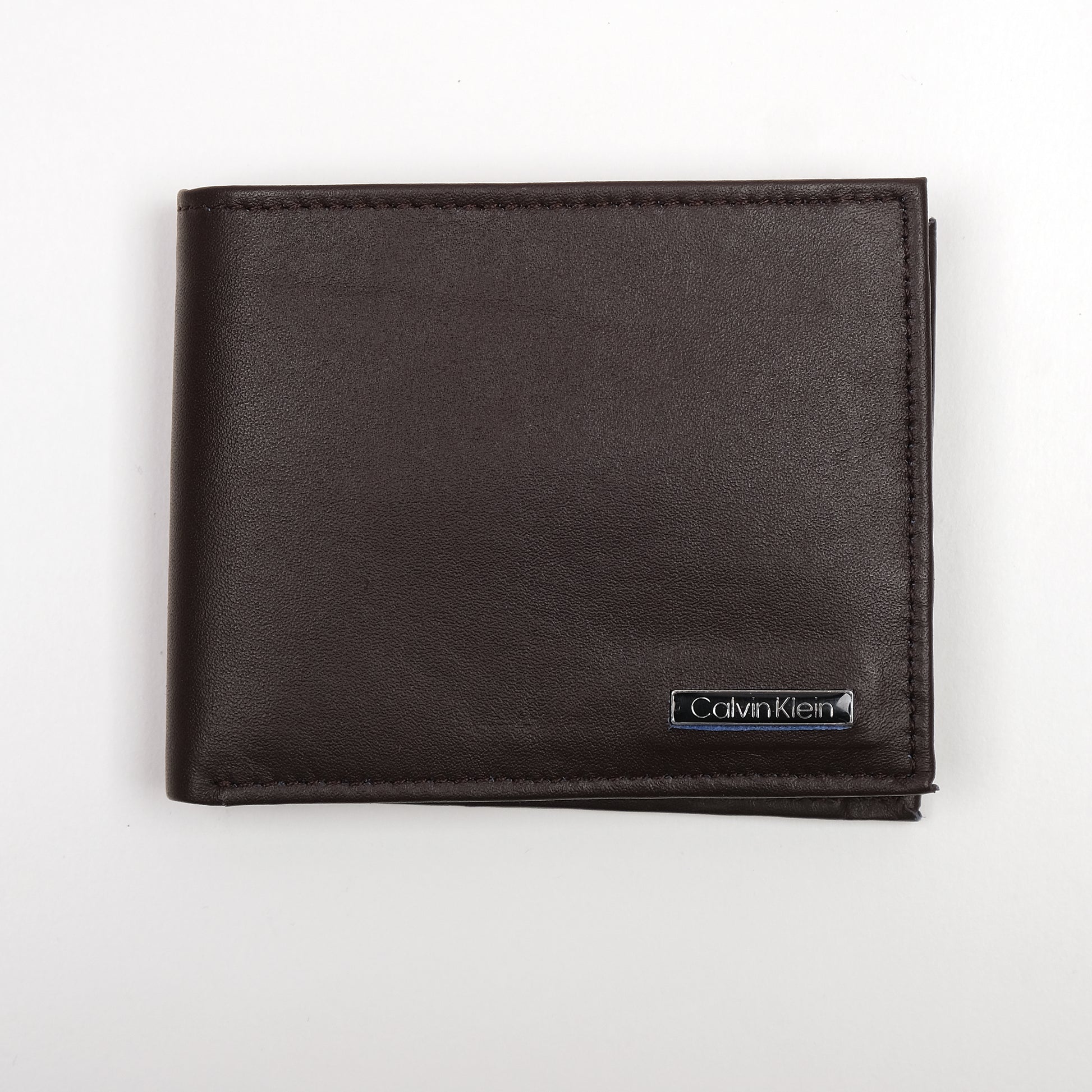 Calvin Klein Luxurious Cocoa Leather Wallet