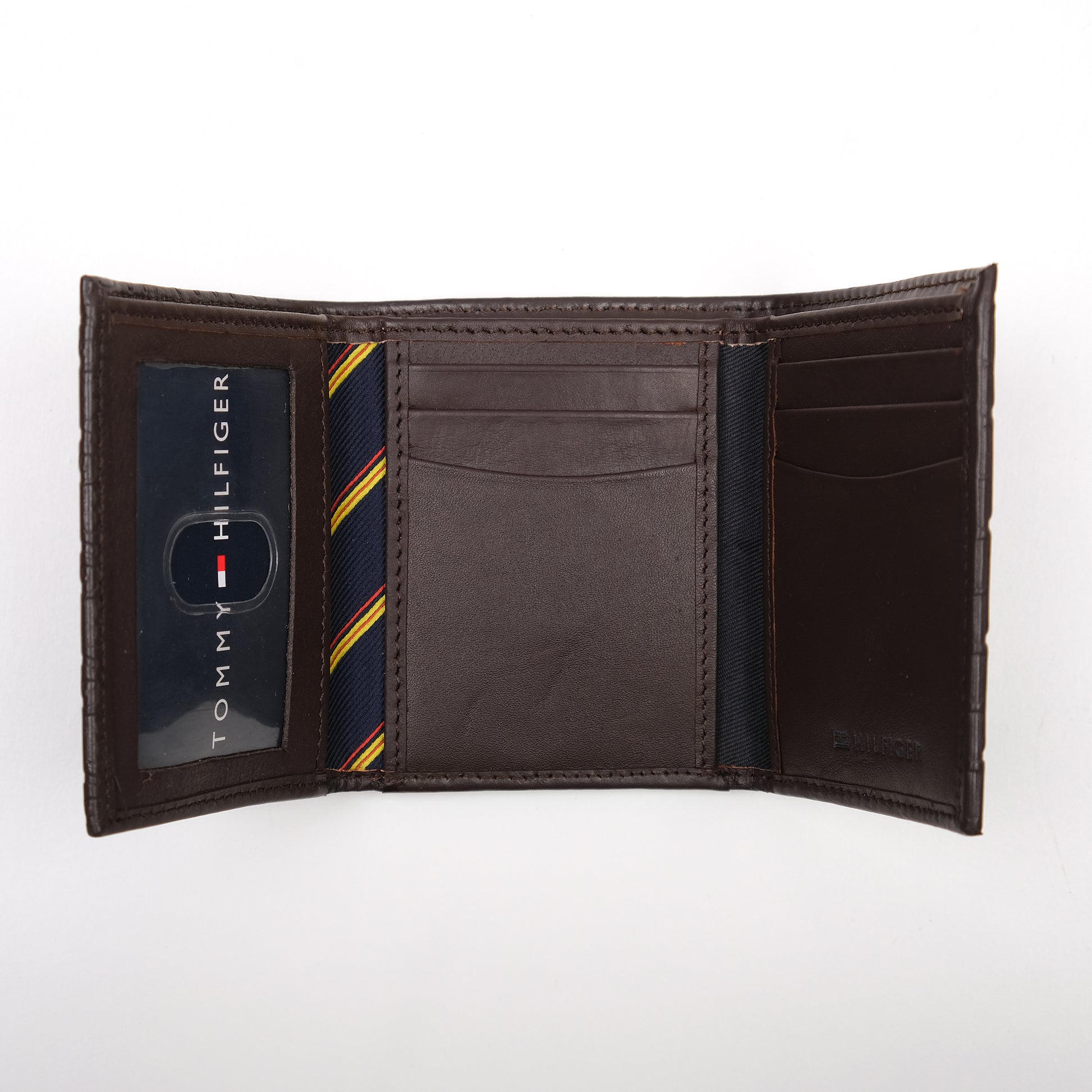 TOMMY HILFIGER Elegant Espresso Leather Wallet