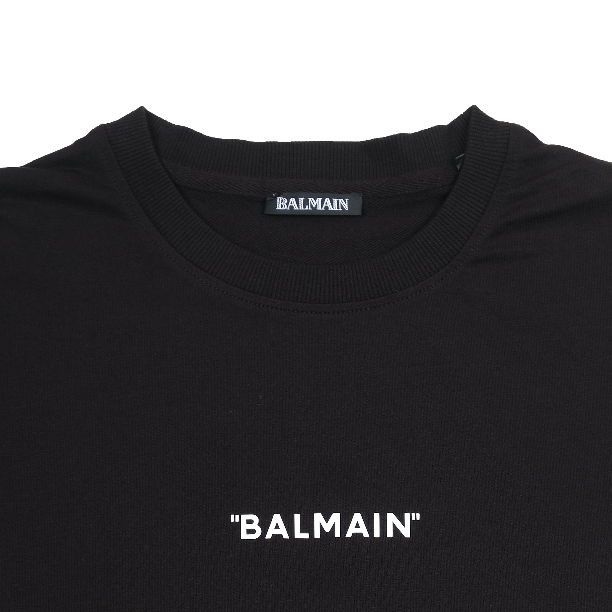 BALMAIN Elegant Emblematic Black Sweatshirt