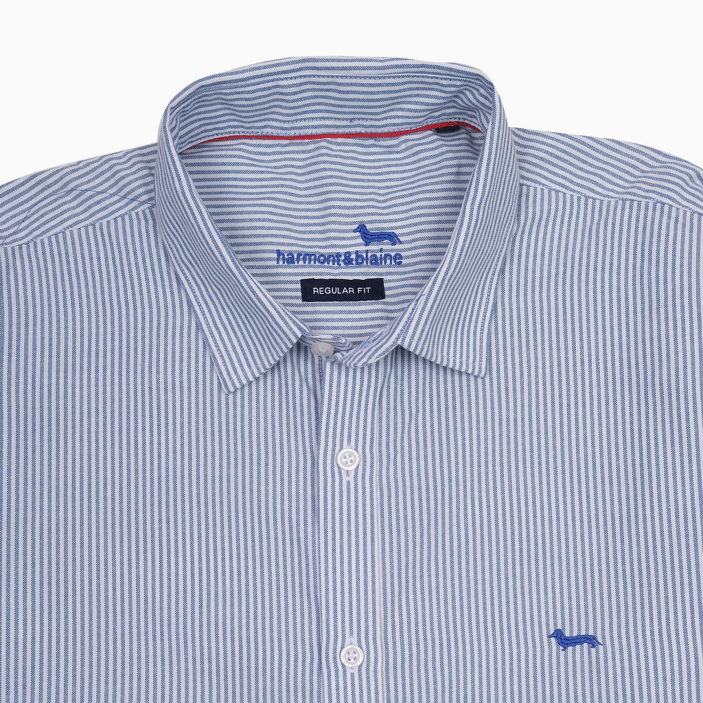 Harmont & Blaine Striped Regular Fit Shirt