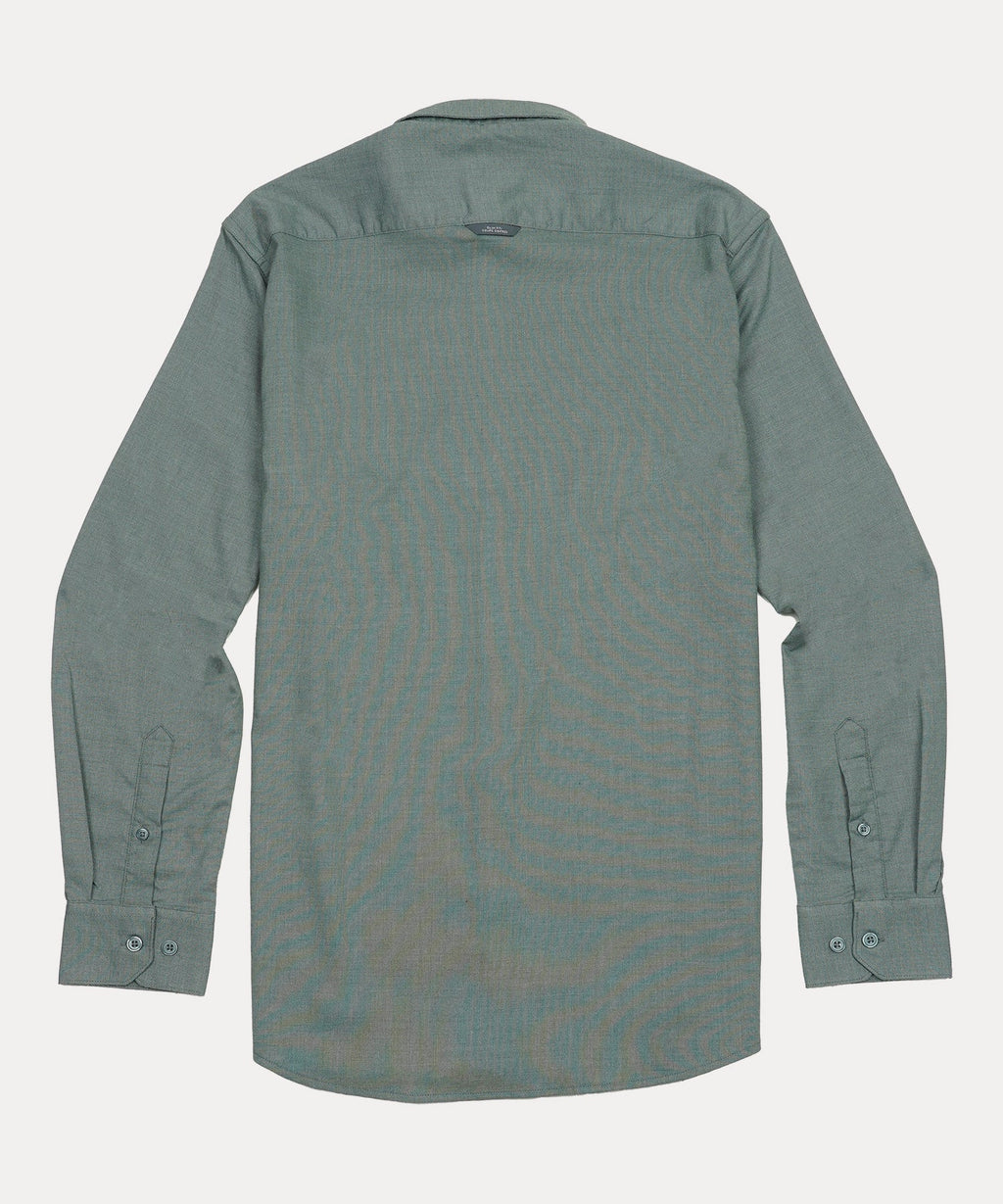 A|X Lush Fern Contemporary Fit Long Sleeve Textured Button-Up Shirt