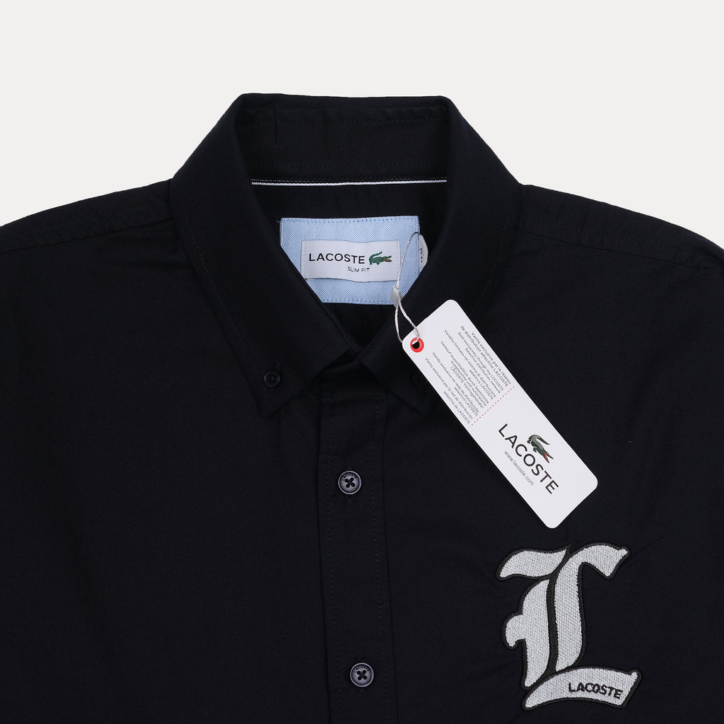Lacoste Elegant Navy Button-Up Shirt