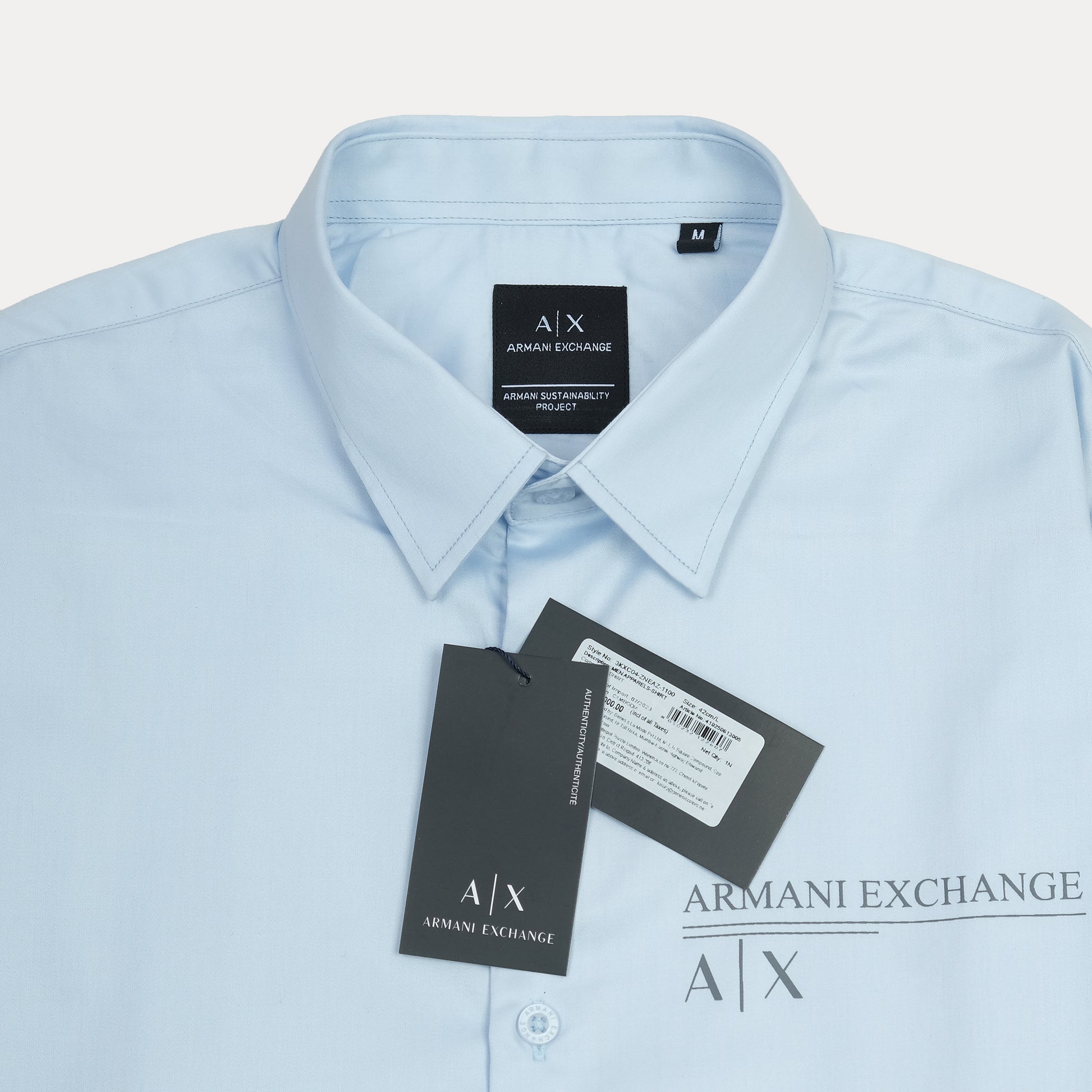 Armani Exchange Ethereal Sky Button-Up Shirt
