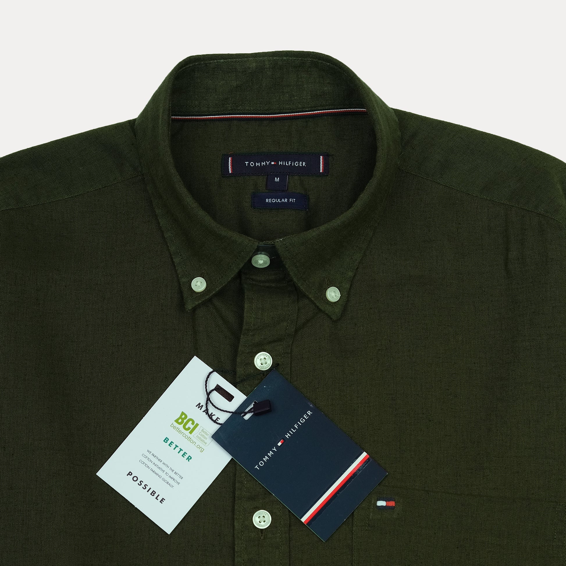 Tommy Hilfiger Enchanted Forest Button-Up Linen Shirt