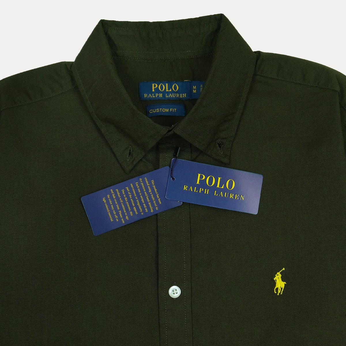 Polo Ralph Lauren Custom Fit Shirt in Enchanted Forest Green