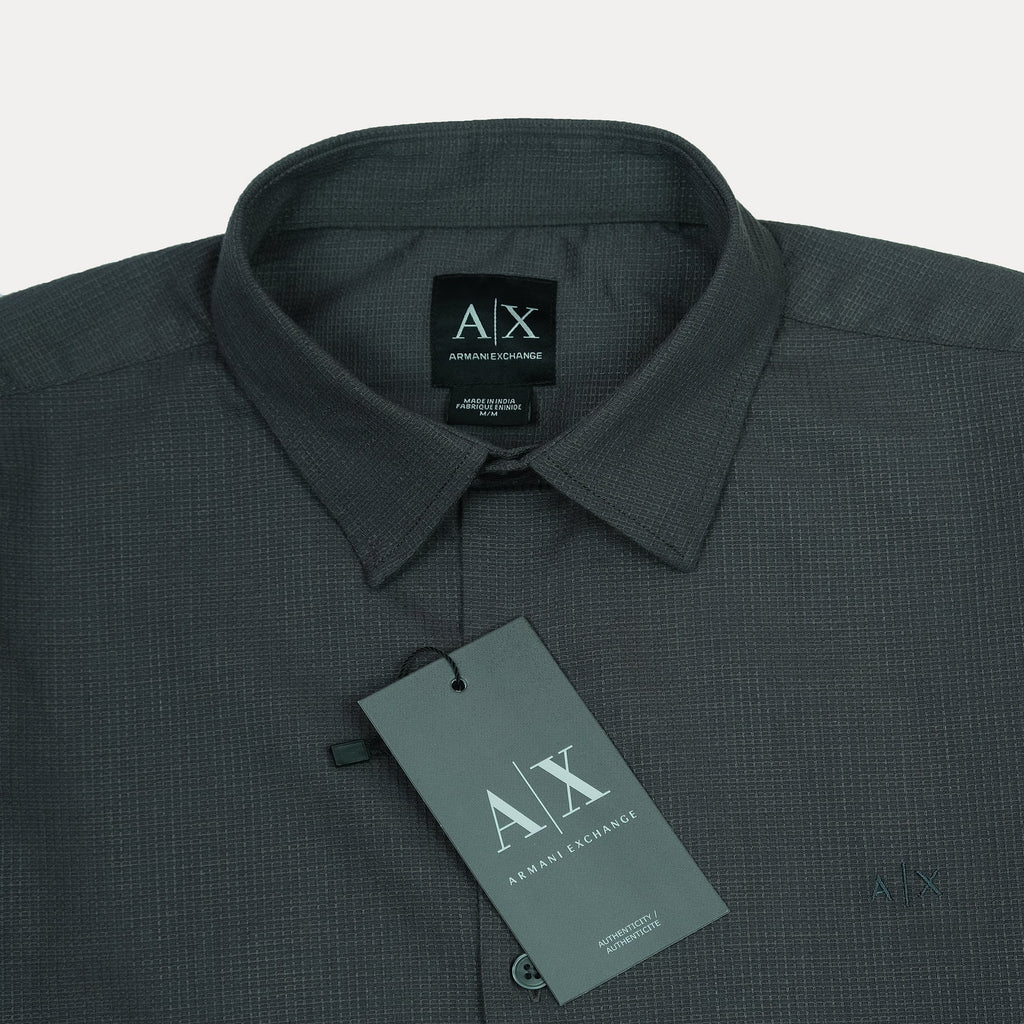 Armani Exchange Sophisticated Slate Long Sleeve Shirt