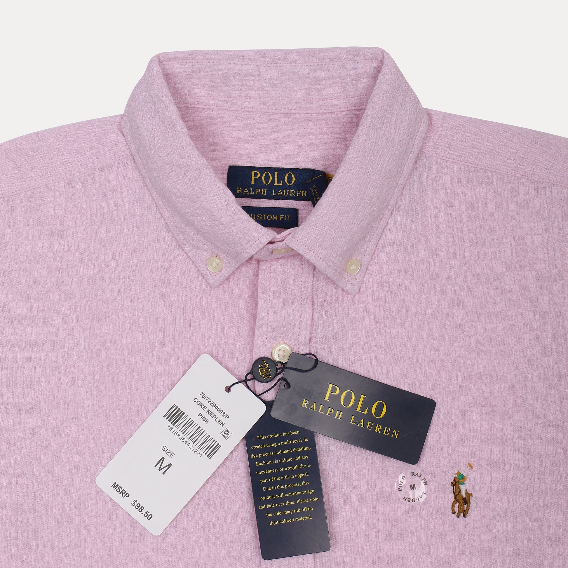 Polo Ralph Lauren Custom Fit Delightful Blush Button-Up Shirt