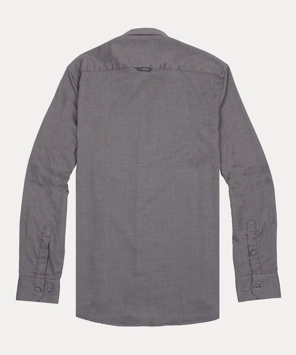 ARMANI EXCHANGE Twilight Slate Tailored Fit Long Sleeve Button-Up Shirt