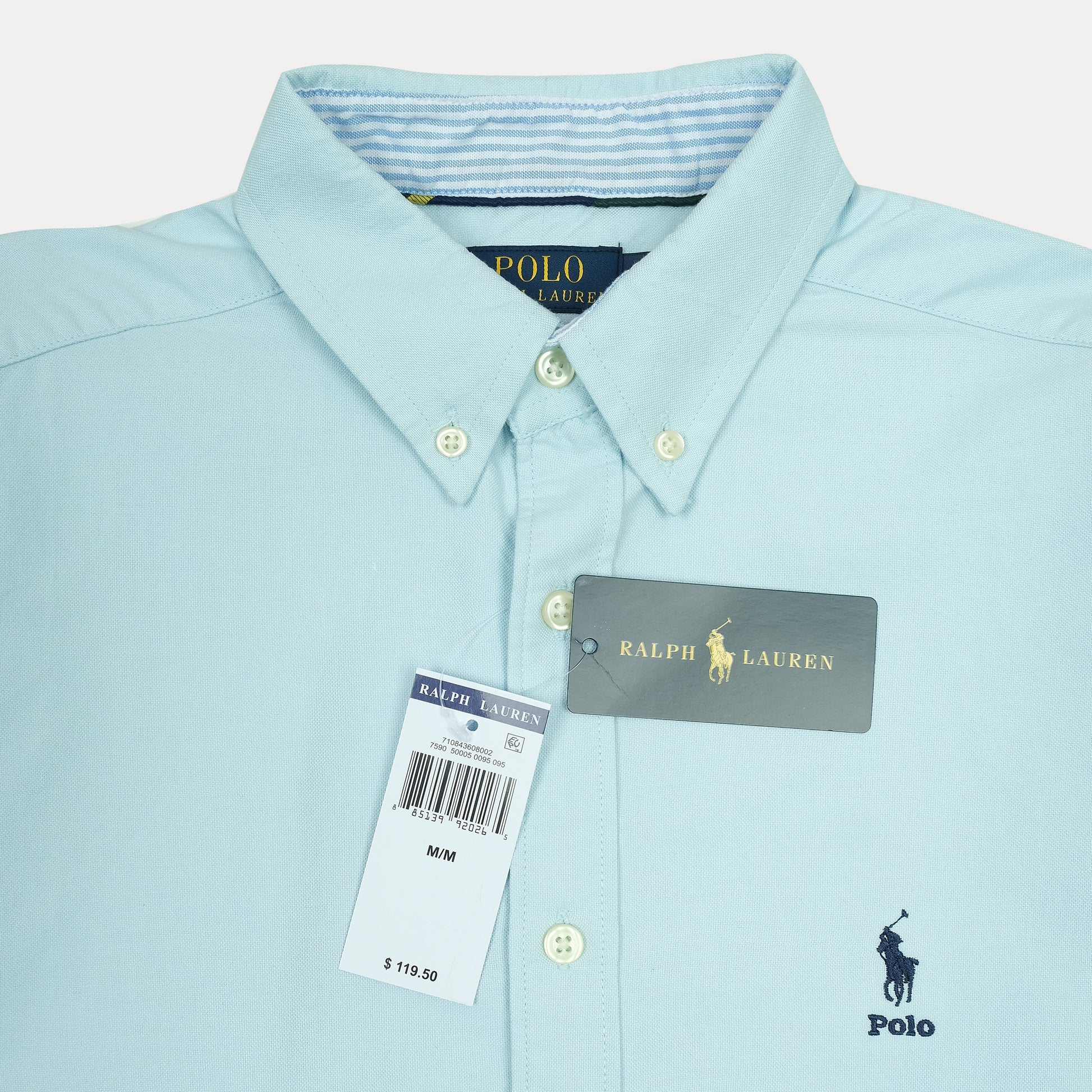 POLO RALPH LAUREN Serene Aqua Classic Fit Long Sleeve Button-Down Shirt