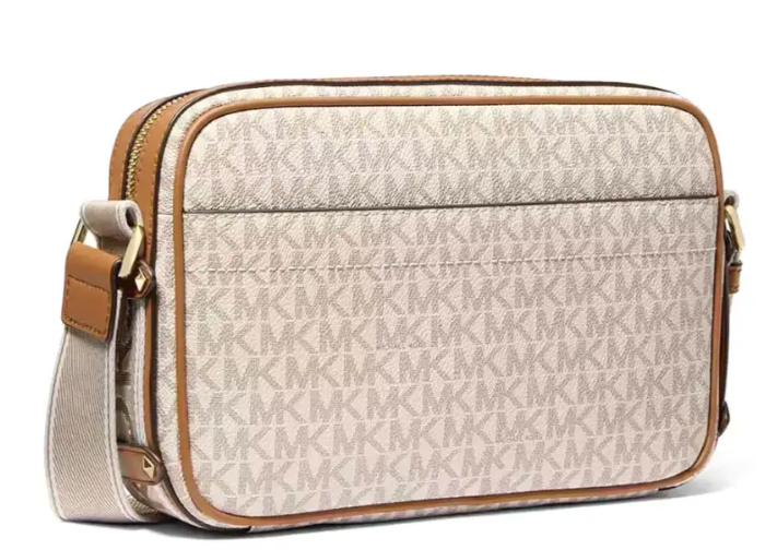 MICHAEL KORS Sandstone Luxe Signature Canvas Crossbody Bag