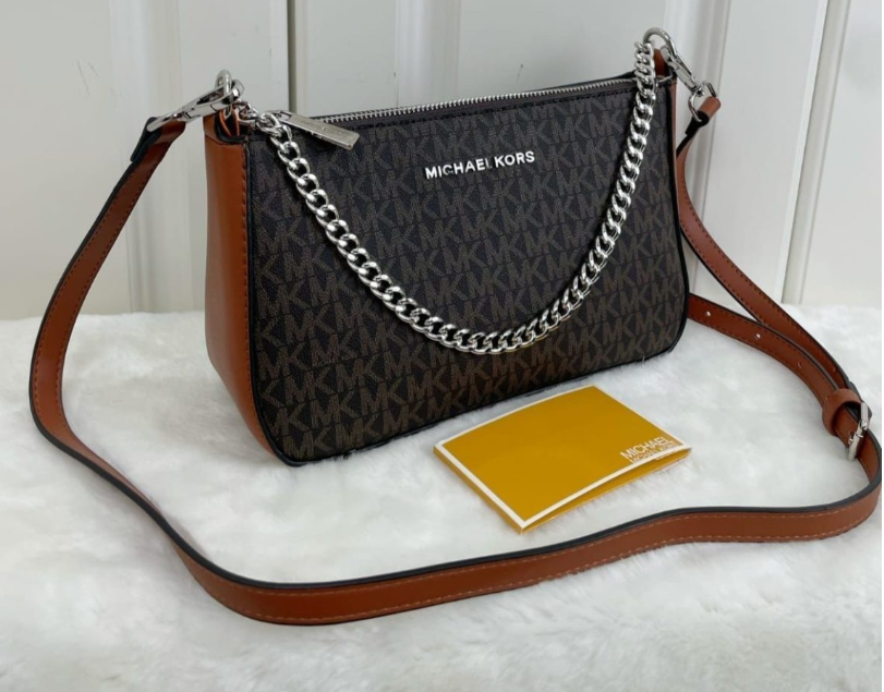 MICHAEL KORS Signature Logo Chain Crossbody Bag