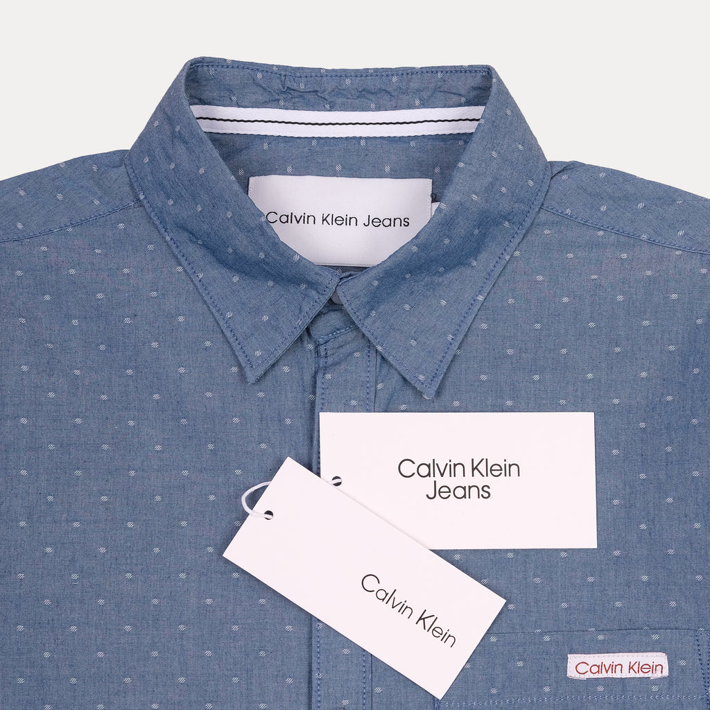 Calvin Klein Jeans Dapper Denim Delight Shirt in Serene Sky
