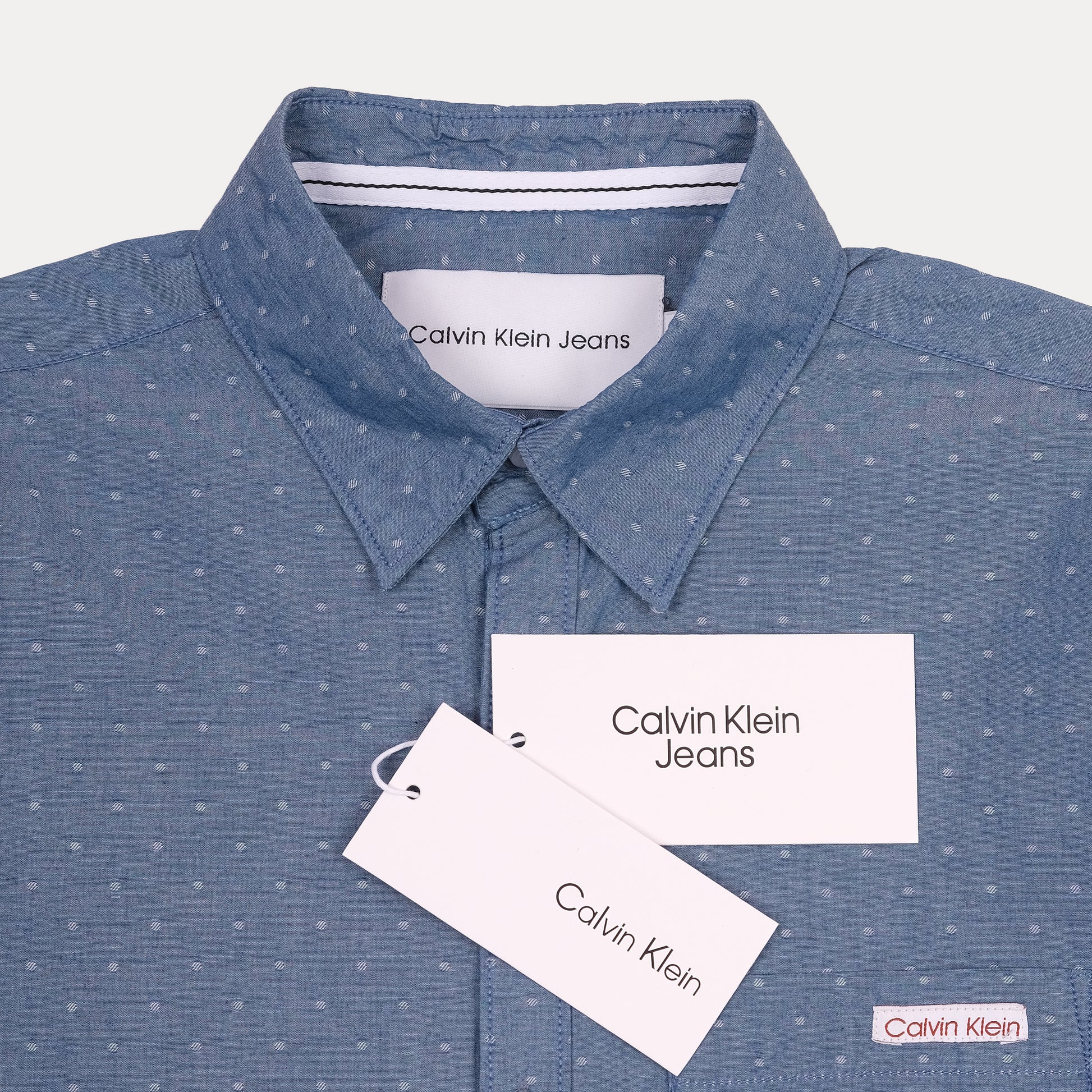 Calvin Klein Jeans Dapper Denim Delight Shirt in Serene Sky
