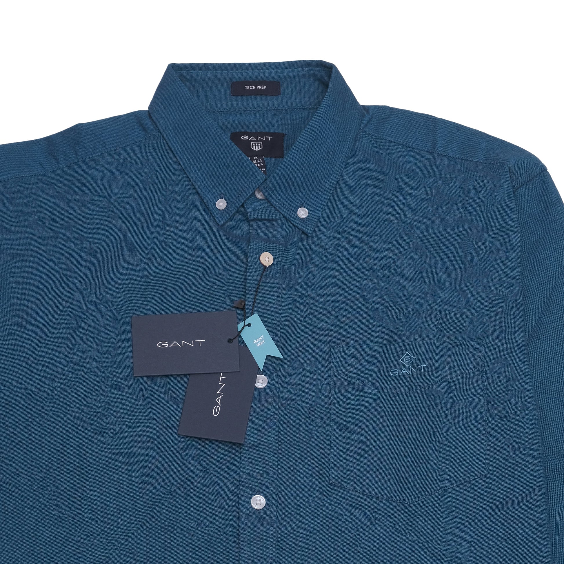 GANT Oceanic Teal Classic Fit Button-Down Shirt