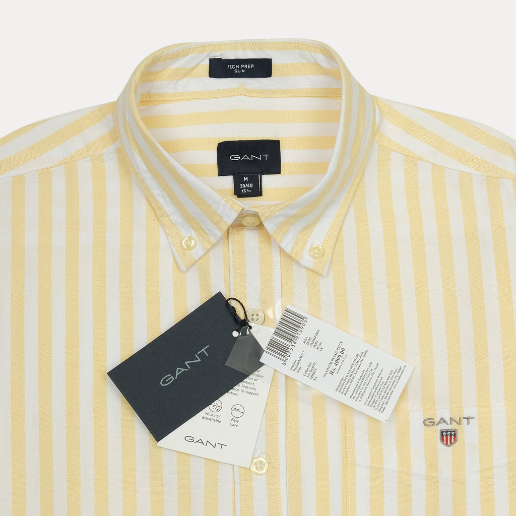 GANT Sunny Striped Tech Prep Shirt