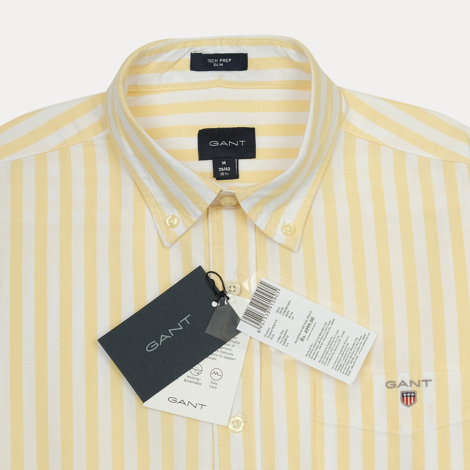 GANT Sunny Striped Tech Prep Shirt